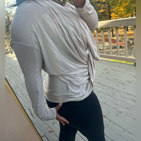 Honey Belle • Wrap Around Long Tunic Cardigan / 2 in 1 - Picture 6 of 11